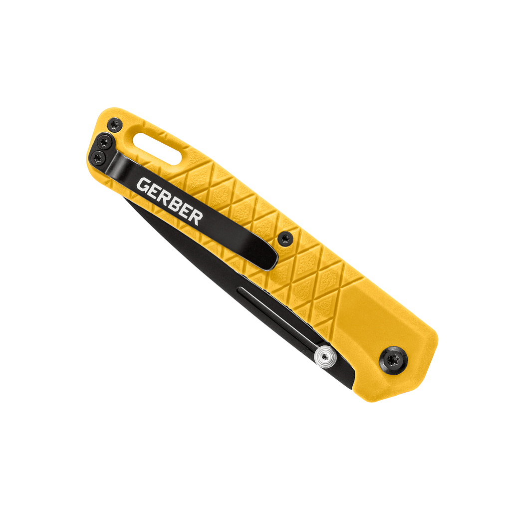 Navaja Plegable con Clip Gerber Zilch Mostaza